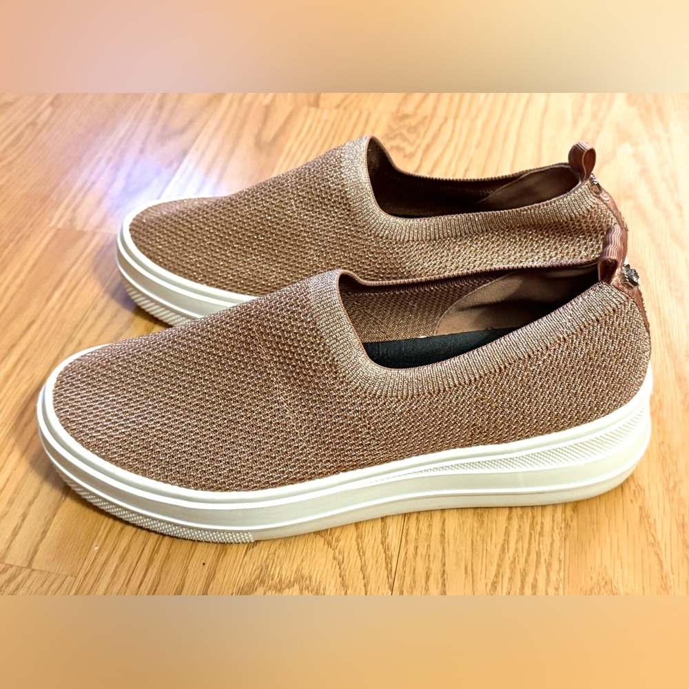 Carvela Pink Stretch Slip-On Sneakers - Picture 5 of 10